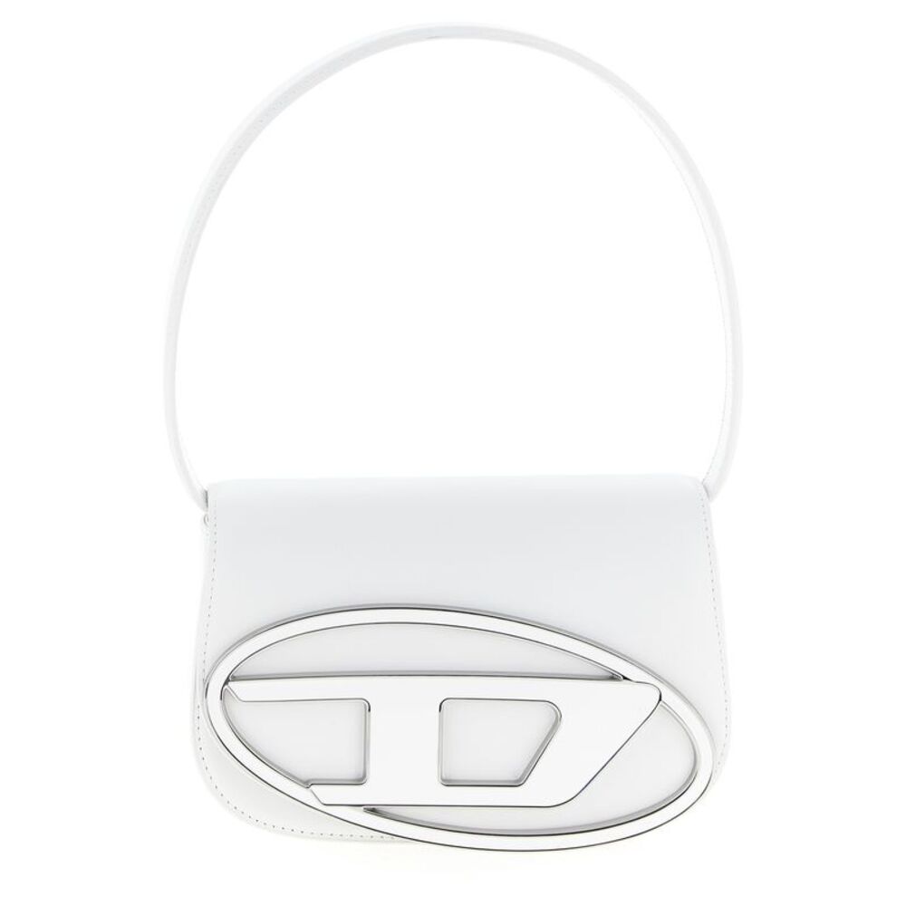 Diesel White Cowhide Shoulder Women's Bag